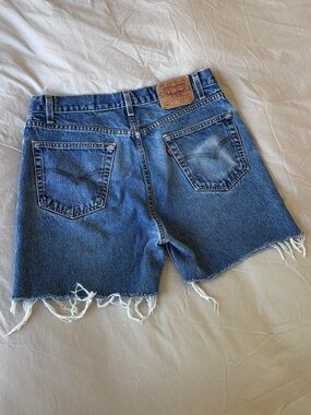 Levi's Blue Denim Relaxed Shorts